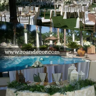Full event decoration by Roan for a beautiful wedding in Bakersfield, CA.
