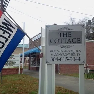 Front sign from road.