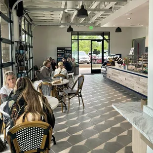 Enjoy your coffee or tea in our comfortable new coffee shop cafe!