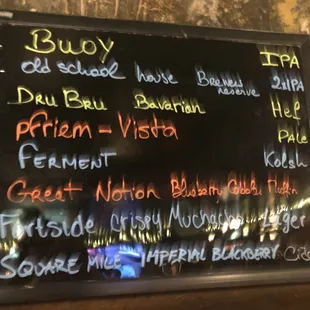 Beer list