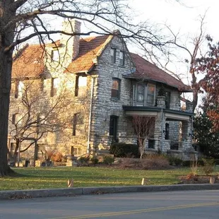 Mansion with the park as it's rear view