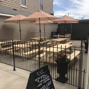 Want some outdoor dining in Roanoke? Check out the RVI's brand new patio!