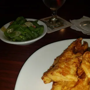 Side of green beans. Delicious!