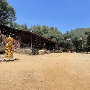 Trading Post where you can play cards, pool or order a meal.