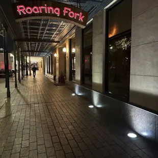 Outside Roaring Fork