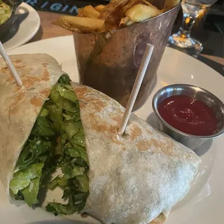 Beef Tenderloin Caesar Wrap