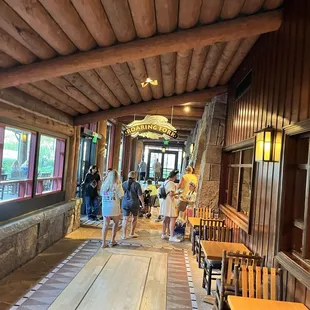 Outside of the restaurant