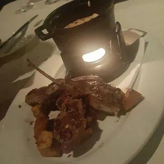 Lamb Chop Fondue