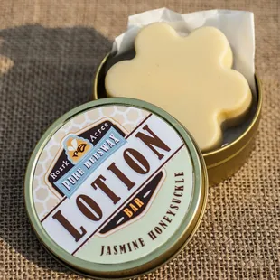 a tin of lotion