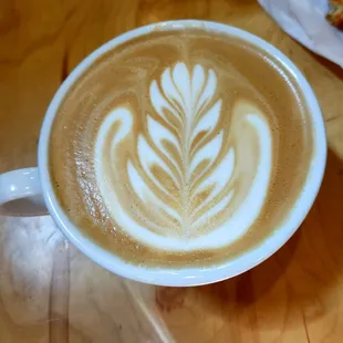 Delicious, and beautiful, cappuccino!