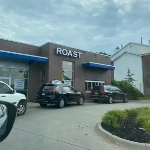 the outside of the building