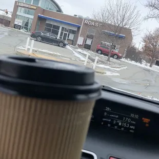 Chai latte at Roast! A FAV drink and a FAV stop.