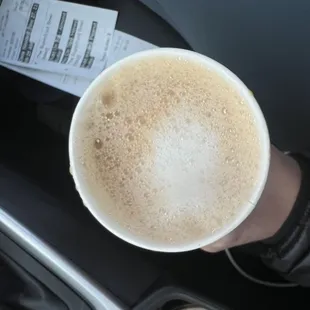 Hot latte- pretty standard