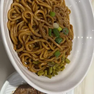 Wuhan noodles, beef tongue