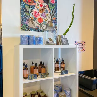 P.F Candle Co. candles and body wash for sale