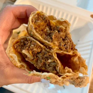 Inside the empanada