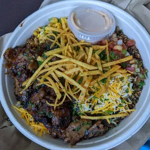 Quinoa bowl with &quot;carnitas&quot;