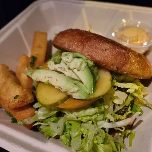 Lots of greenery in my burger - 10/2021