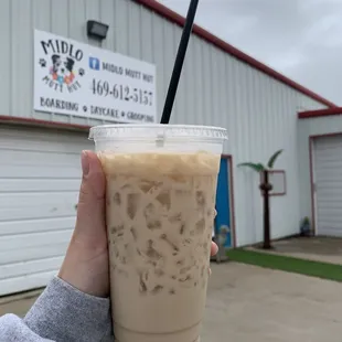 Iced Chai with oat milk