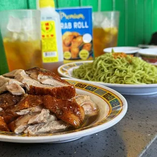 Roasted Duck Set for 2 &amp; Chrysanthemum drink, unsweeten / @tableformin