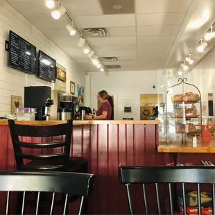 the interior of a restaurant
