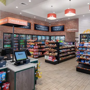 the inside of a store
