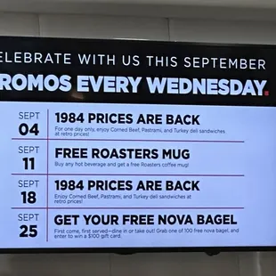 September Promos for 40th Anniversary