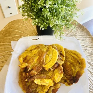 a plate of food on a table