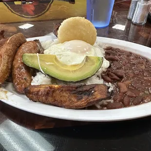 Bandeja Paisa plate