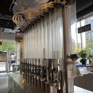 the interior of a restaurant