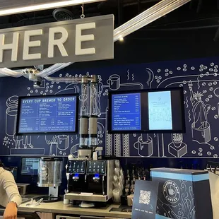 Bar ordering area