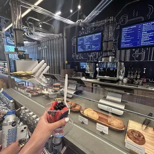 Pastry and Fruit Cup