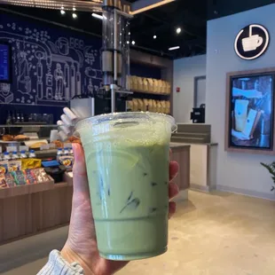 Lavender Matcha Latte