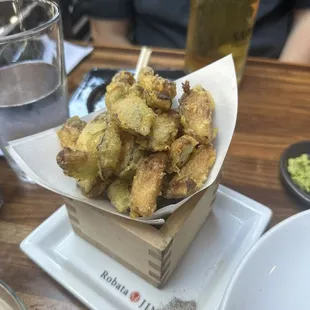 Sapporo Draft Brussels Sprouts Tempura