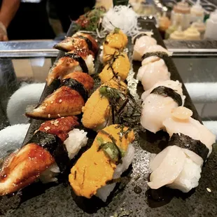 sushi, sushi and sashimi, sashimi, food