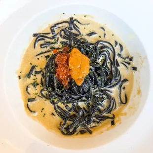 Squid Ink Uni Pasta