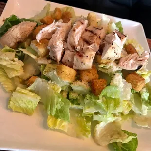 Blackened Salmon Caesar Salad