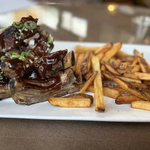 ribs, food, bbq ribs