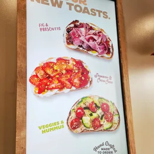 a poster of sandwiches