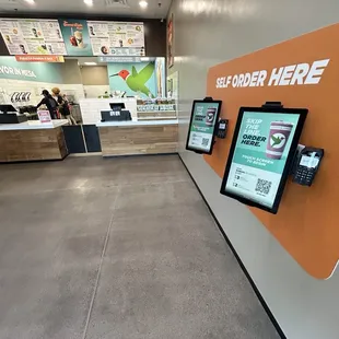 Giant tablets to place your order