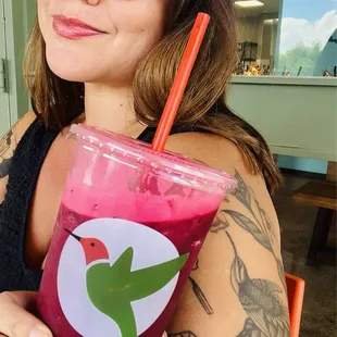 Their logo is hummingbirds, which I love them.