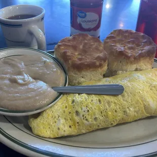 The best western country omelette and real gravy around west Ky