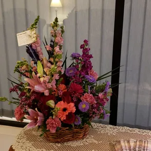 Beautiful we had visitation on Monday and funeral on Tuesday they did not last well