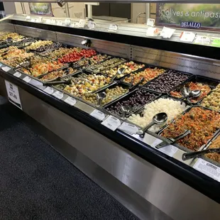 Olive bar.
