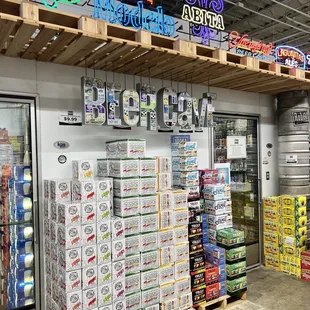 a variety of products for sale