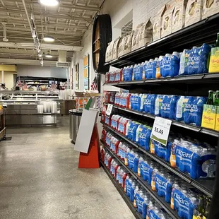 a grocery store aisle