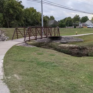 Walking at Robert J Riggs Jr Park, Tulsa