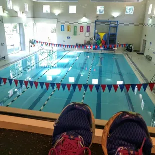 This may or may not be a good stretching view at times...