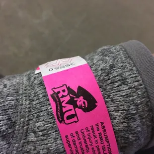 Admissions wristband