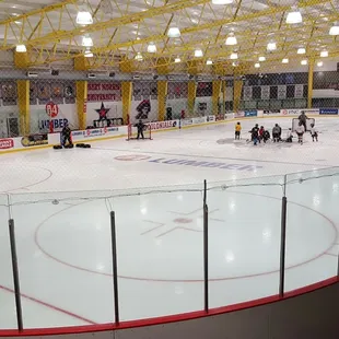 NHL-sized rink (84 Lumber arena)